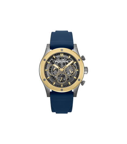 Police Knotty PEWJQ0006406M Herrenuhr Blau • Quarz-Chronograph • Industrielles Design