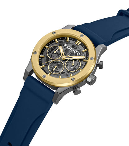 Police Knotty PEWJQ0006406M Herrenuhr Blau • Quarz-Chronograph • Industrielles Design, Bild 2