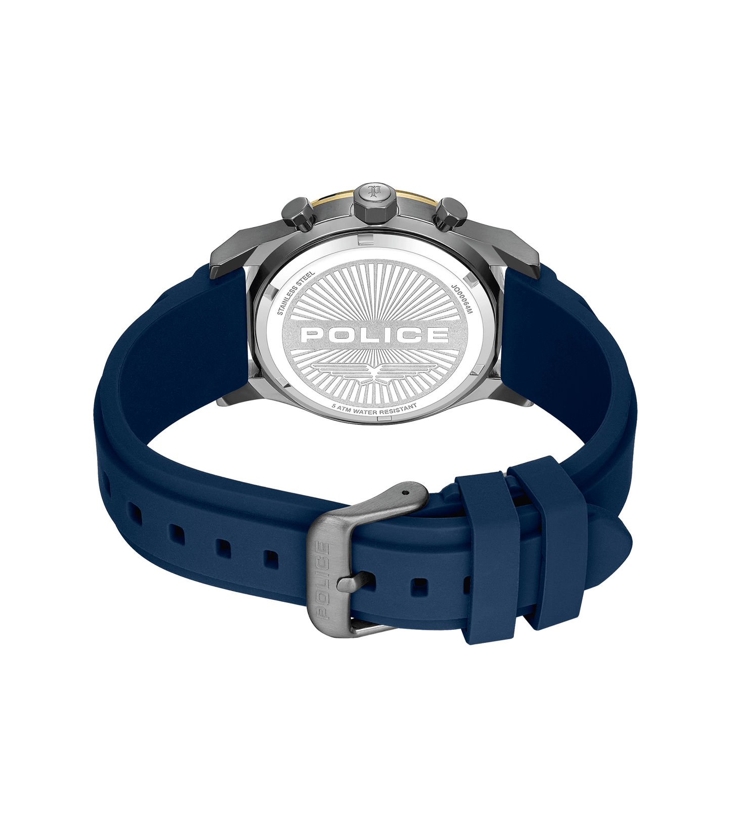 Police Knotty PEWJQ0006406M Herrenuhr Blau • Quarz-Chronograph • Industrielles Design, Bild 3