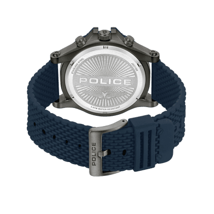 Police Surigao PEWJQ2110503 Herrenuhr Blau • Multifunktion mit Datum & Wochentag • Blaue IP-Lünette im Industriedesign, Bild
