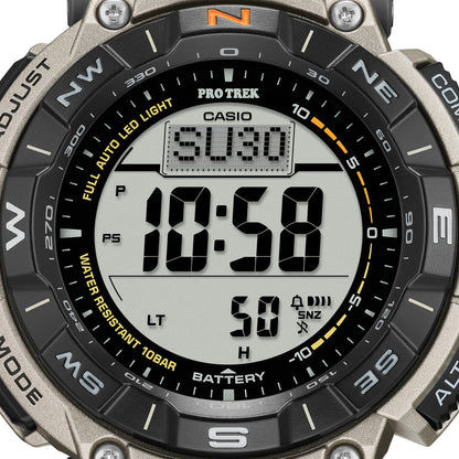 Casio PRG-340T-7ER Pro Trek Herrenuhr Weiß • Tough Solar • Digitaler Kompass, Bild 3
