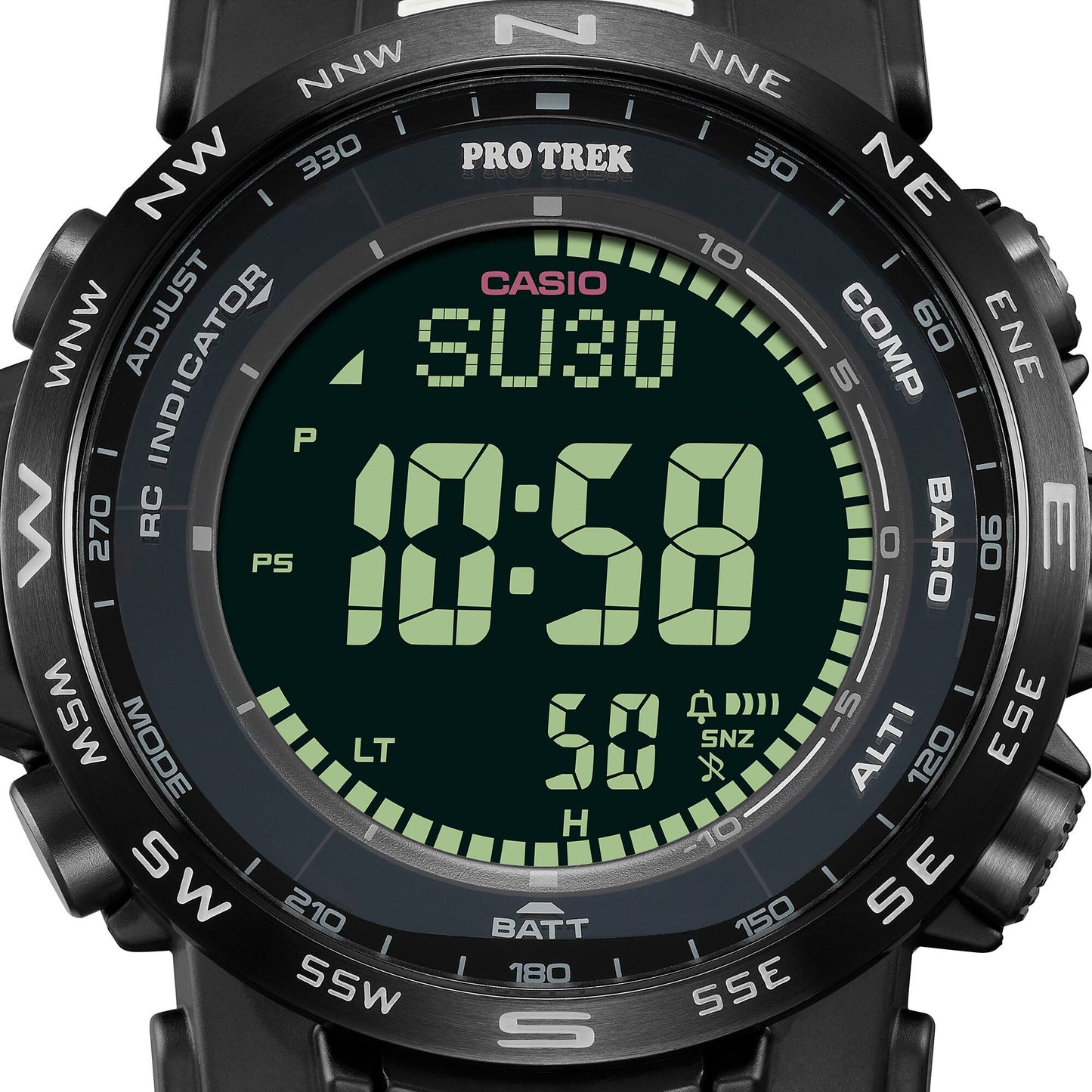 Casio PRW-35Y-1BER PRO TREK Herrenuhr Schwarz • Tough Solar & Multiband 6 • Digitaler Kompass & Höhenmesser, Bild 10