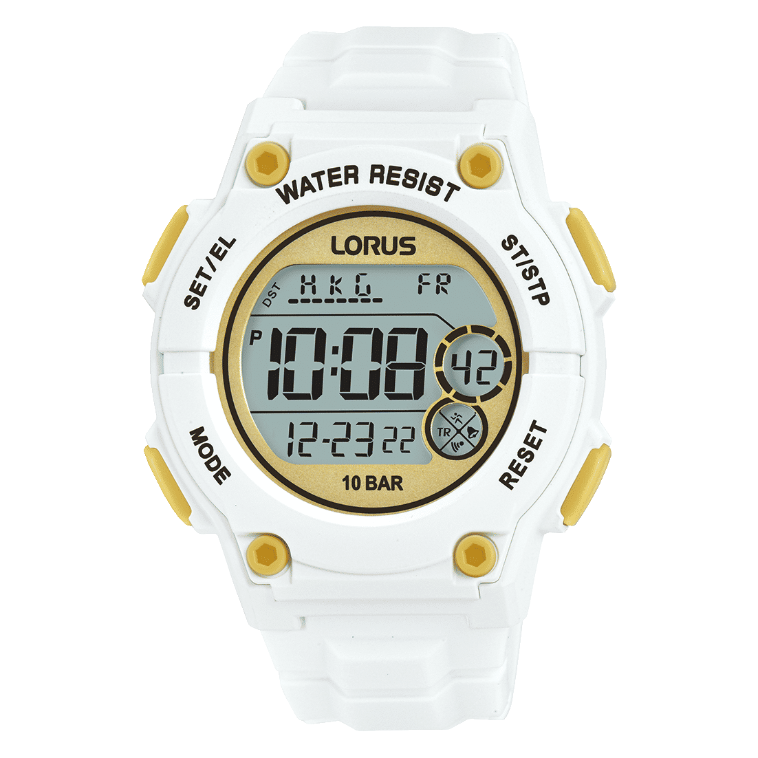 Lorus R2337PX9 Herrenuhr Digital Chronograph • EL-Beleuchtung • 10 BAR Wasserdicht