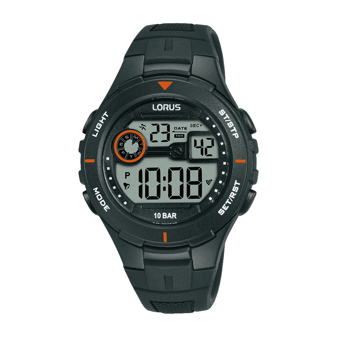 Lorus Young R2381PX9 Herrenuhr • Digitalanzeige • 10 BAR Wasserdicht