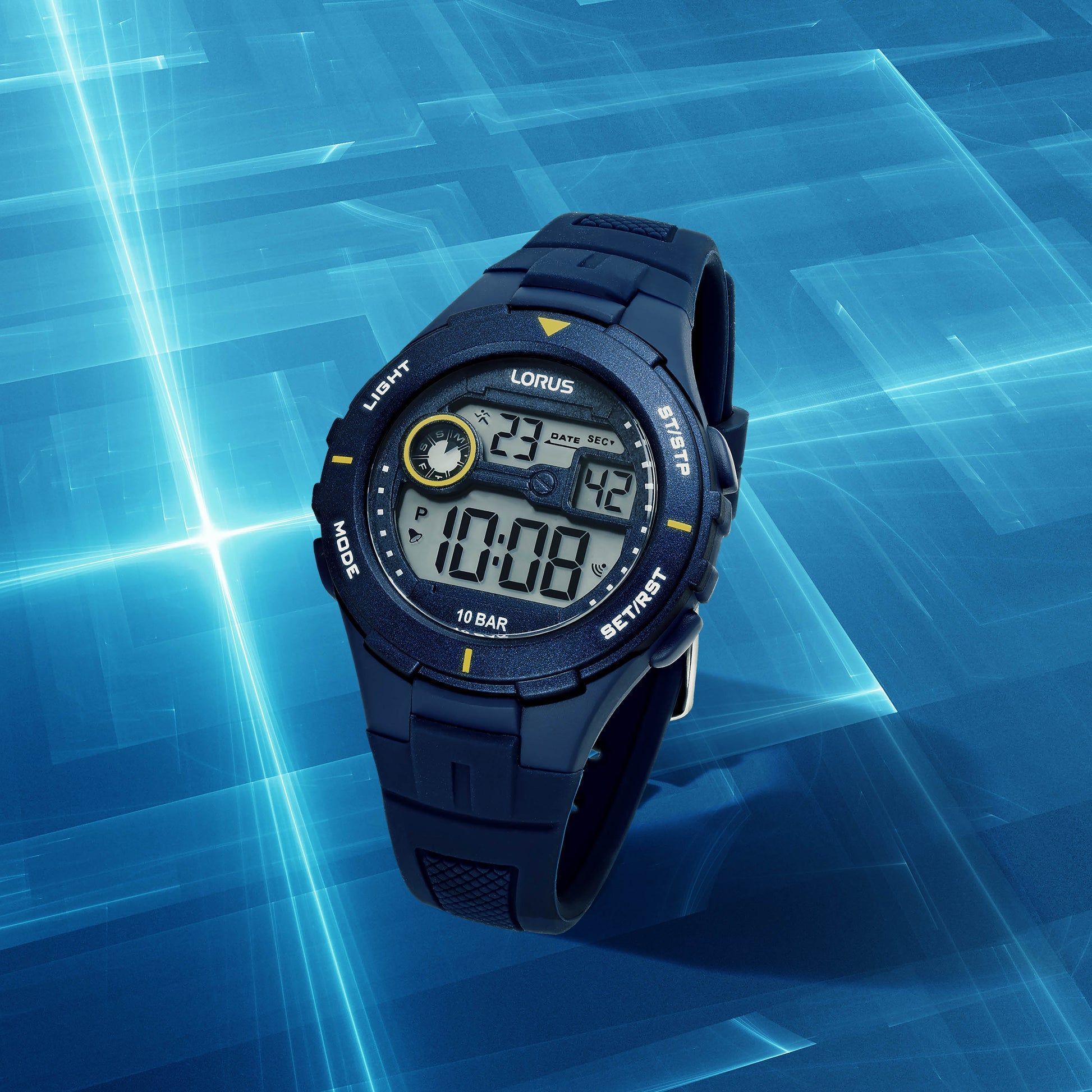 Lorus Young R2383PX9 Herrenuhr • Digitale Zeitanzeige • 10 BAR Wasserdicht, Bild 2