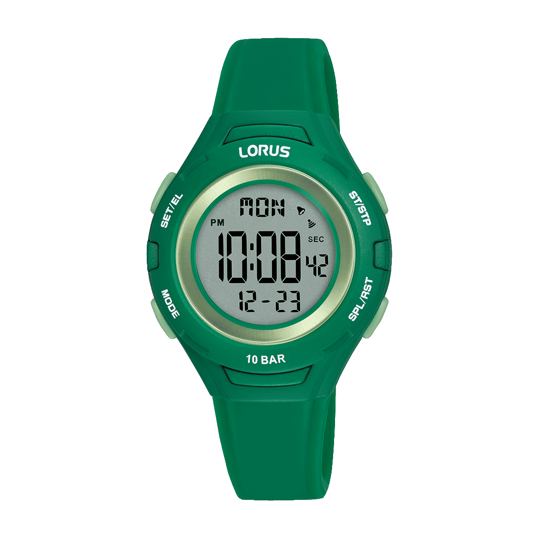 Lorus R2391PX9 Kinder Digitaluhr Schwarz • Chronograph & Timer • 10 ATM wasserdicht