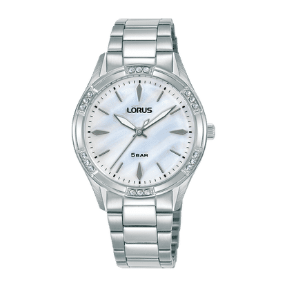 Lorus Ladies RG203ZX9 Damenuhr • Perlmutt-Zifferblatt • Mineralglas