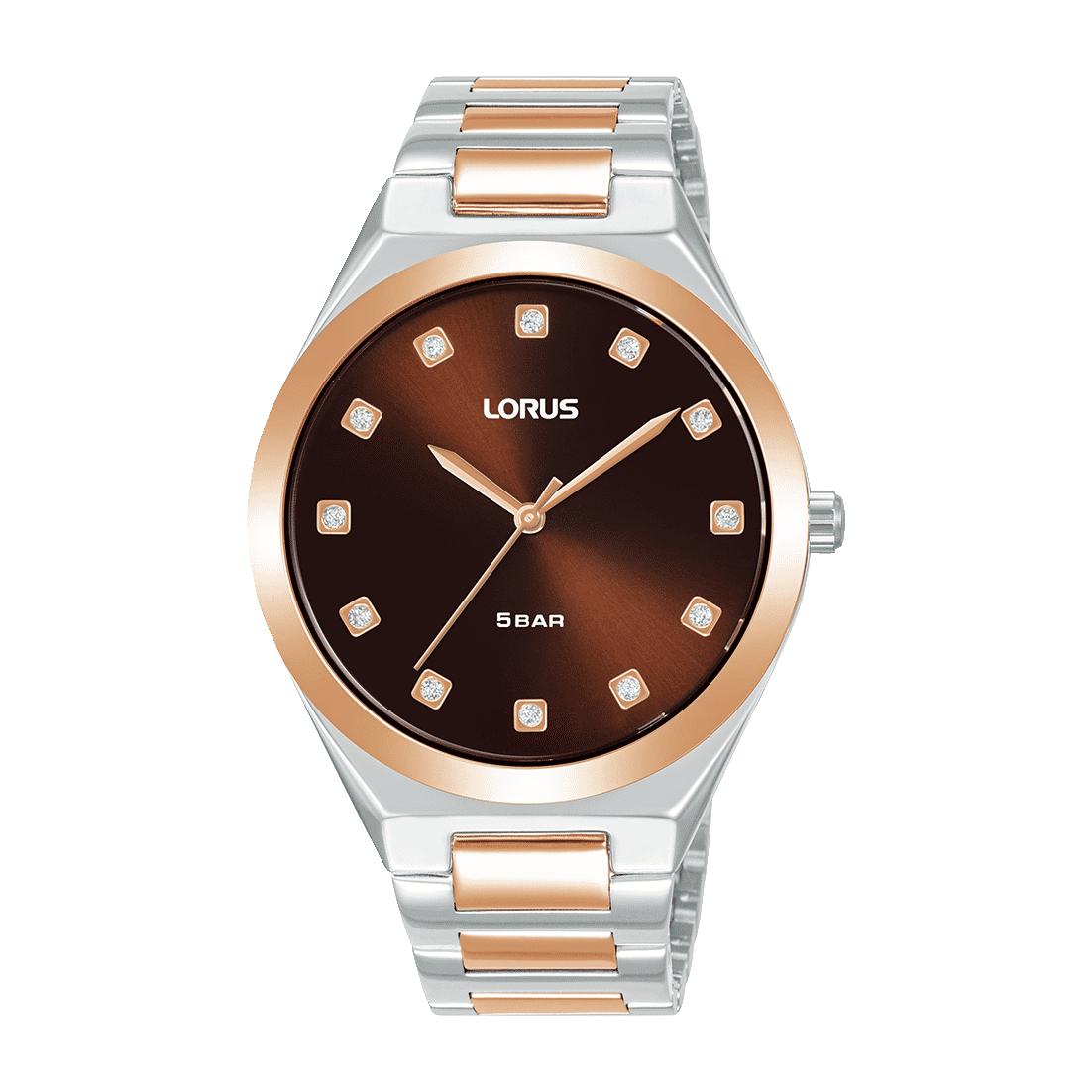 Lorus RG204WX9 Fashion Damenuhr Dunkelbraun • Mineralglas • 5 ATM