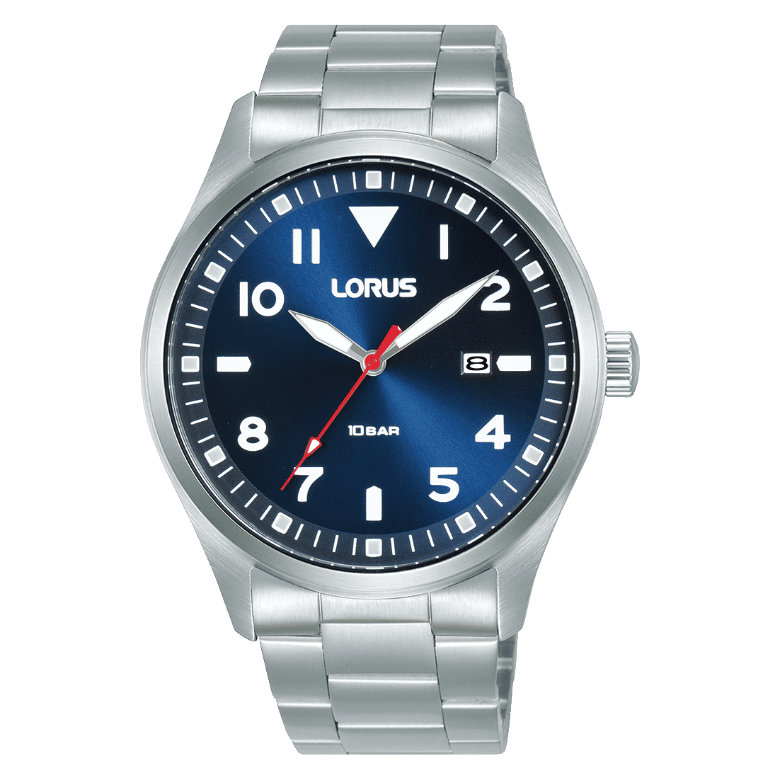 Lorus Sports RH925QX9 Herrenuhr Dunkelblau • Mineralglas • 10 bar Wasserdicht