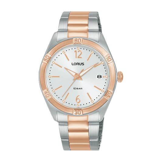 Lorus RH982QX9 Damenuhr Weiß • Mineralglas • Edelstahlarmband