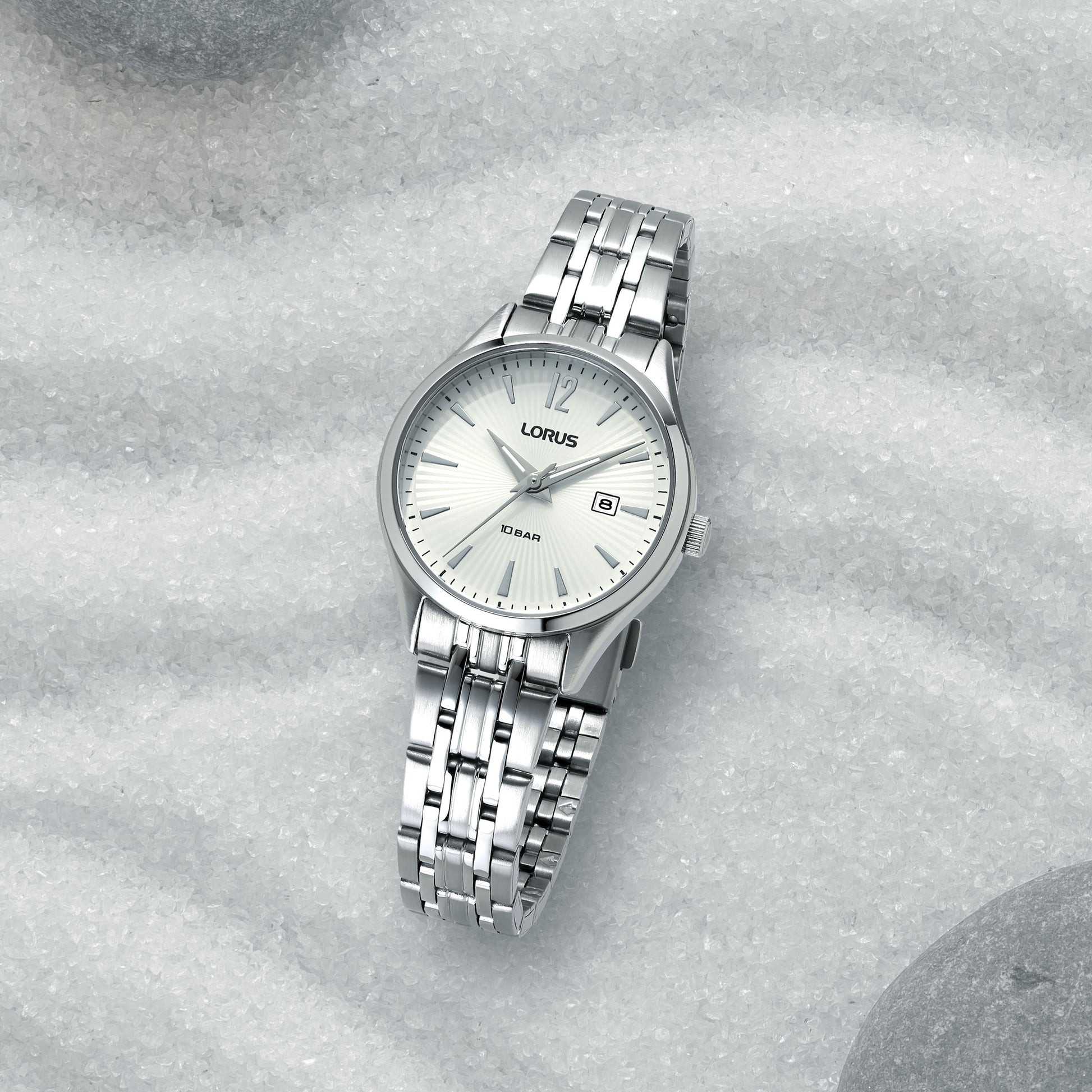 Lorus Classic RJ201CX9 Damen Armbanduhr • Mineralglas • Edelstahlarmband, Bild 4