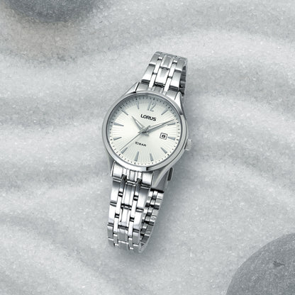 Lorus Classic RJ201CX9 Damen Armbanduhr • Mineralglas • Edelstahlarmband, Bild 4