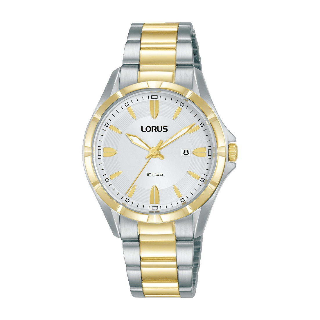 Lorus Sports RJ252BX9 Damenuhr Weiß • Mineralglas • Edelstahlarmband