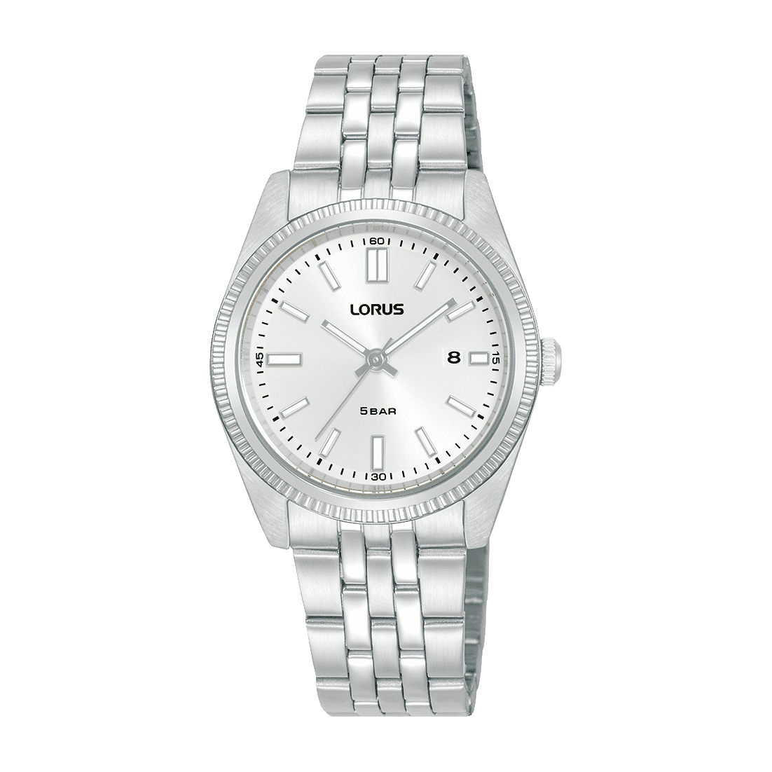 Lorus Classic RJ279BX9 Damen Armbanduhr Silber • Mineralglas • Edelstahlarmband