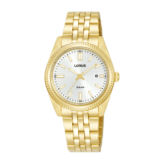 Lorus Classic RJ284BX9 Damen Armbanduhr Silber • Mineralglas • Edelstahlarmband