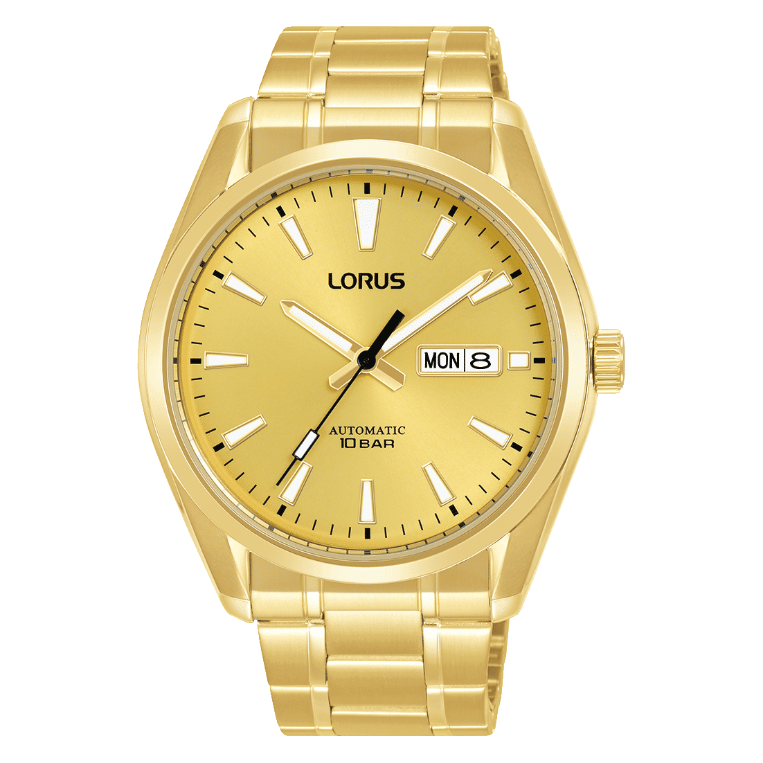 Lorus Classic RL456BX9 Herrenuhr Goldfarben • Automatikwerk • Mineralglas