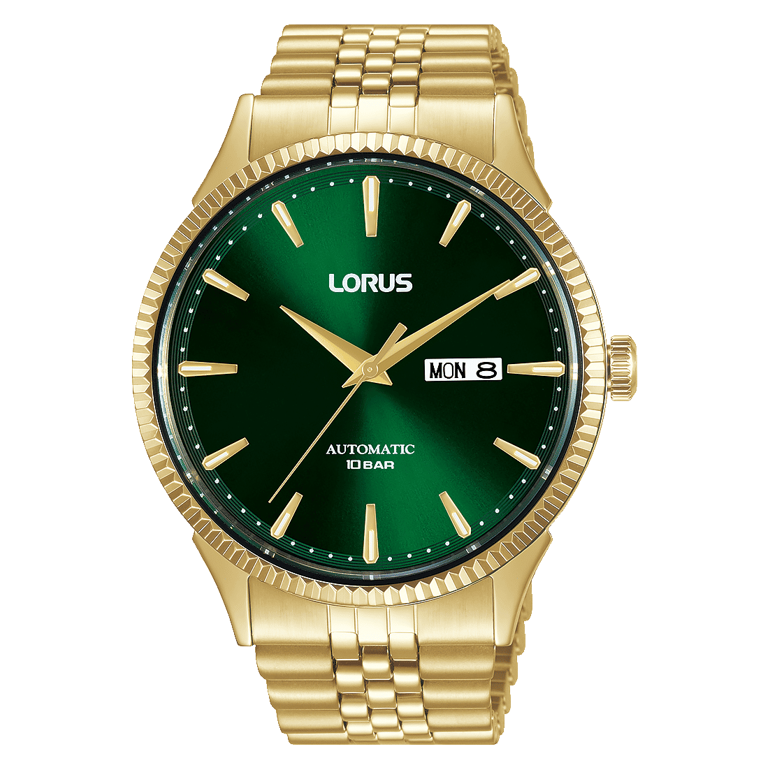 Lorus Classic RL468AX9 Herrenuhr Dunkelgrün • Automatikwerk • Mineralglas