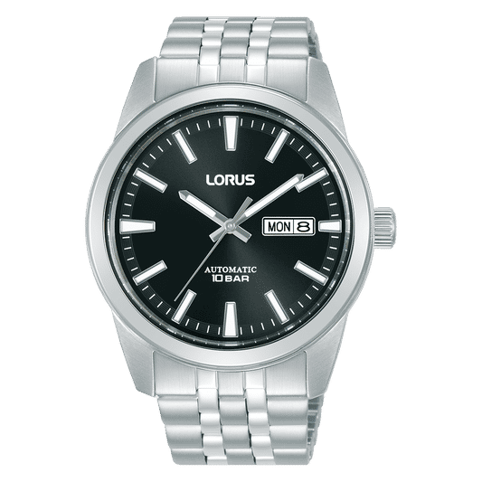 Lorus Classic RL491BX9 Herrenuhr Schwarz • Automatikwerk • Mineralglas