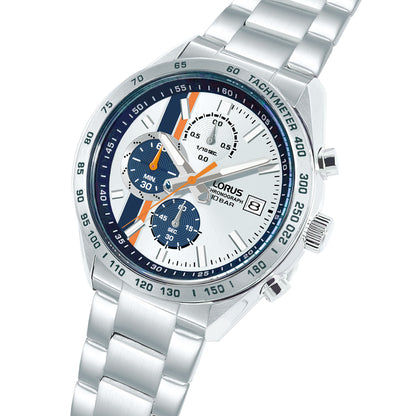 Lorus Sports RM399JX9 Herren Armbanduhr Silber • Chronograph • Mineralglas, Bild 2