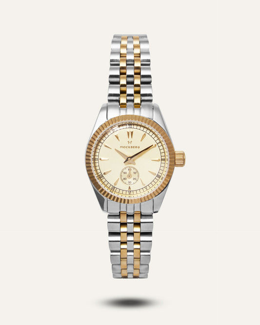 Mockberg Royal MO540 Damen Armbanduhr Bicolor • Saphirglas • 10 ATM wasserdicht