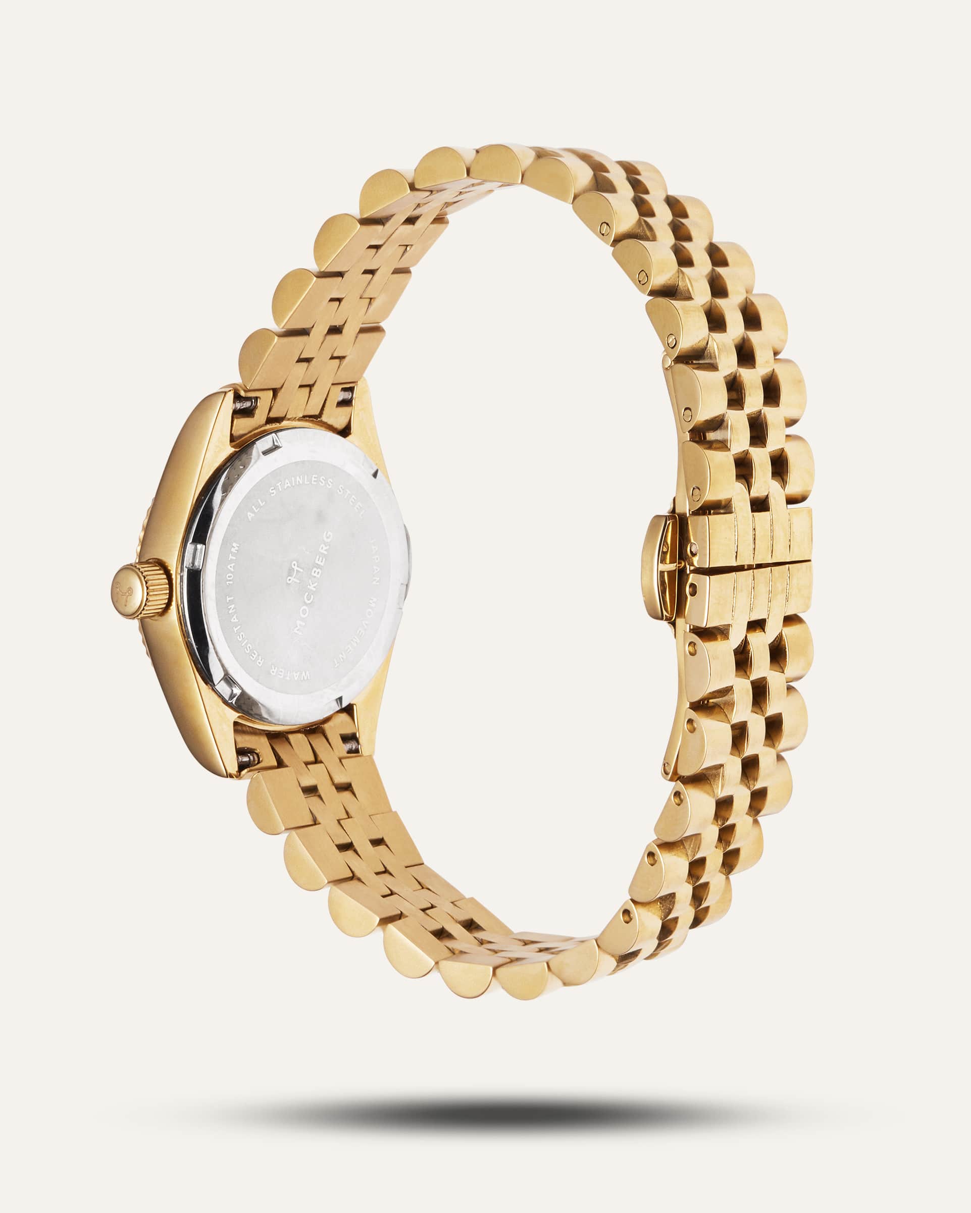 Mockberg Royal MO538 Damen Armbanduhr Champagner • Saphirglas • 10 ATM Wasserdicht, Bild 5