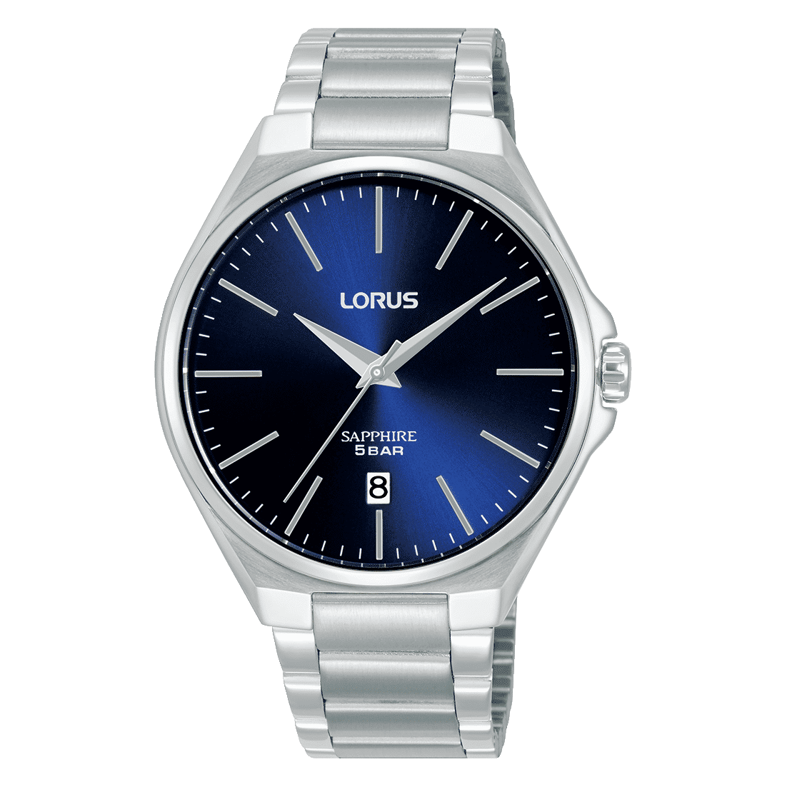 Lorus Dress RS947DX9 Herrenuhr Dunkelblau • Saphirglas • Edelstahlarmband