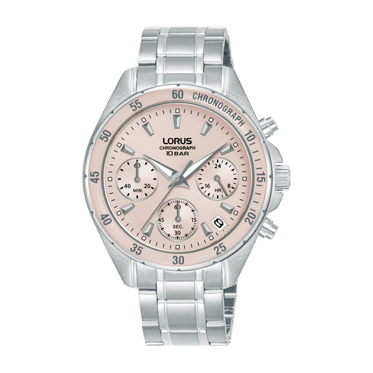 Lorus Sport RT355LX9 Damen Armbanduhr • Chronograph • Mineralglas