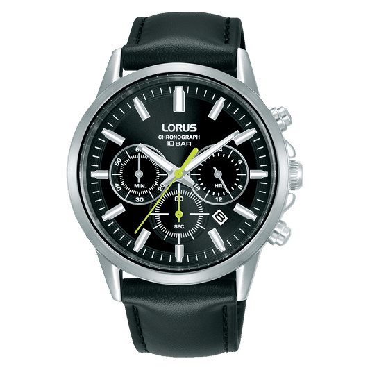 Lorus Sports RT379KX9 Herrenuhr Chronograph • Mineralglas • Edelstahlarmband