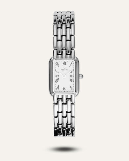 Mockberg Renaissance MB0256 Damen Armbanduhr Silber • Mineralglas • Miyota Quarzwerk