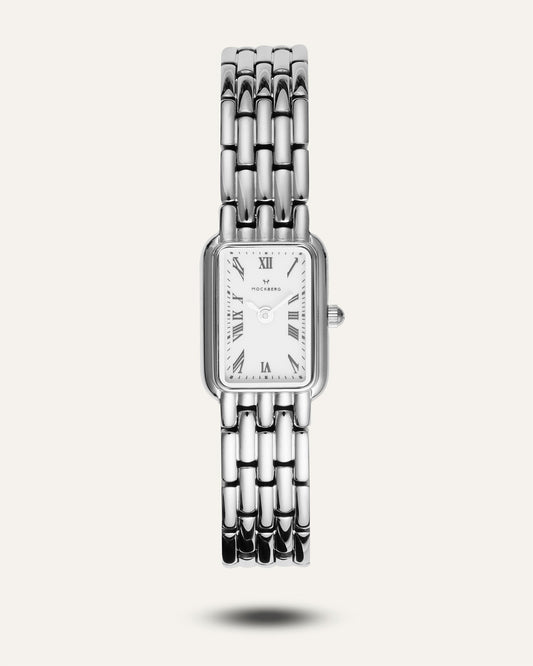 Mockberg Renaissance MB0256 Damen Armbanduhr Silber • Mineralglas • Miyota Quarzwerk