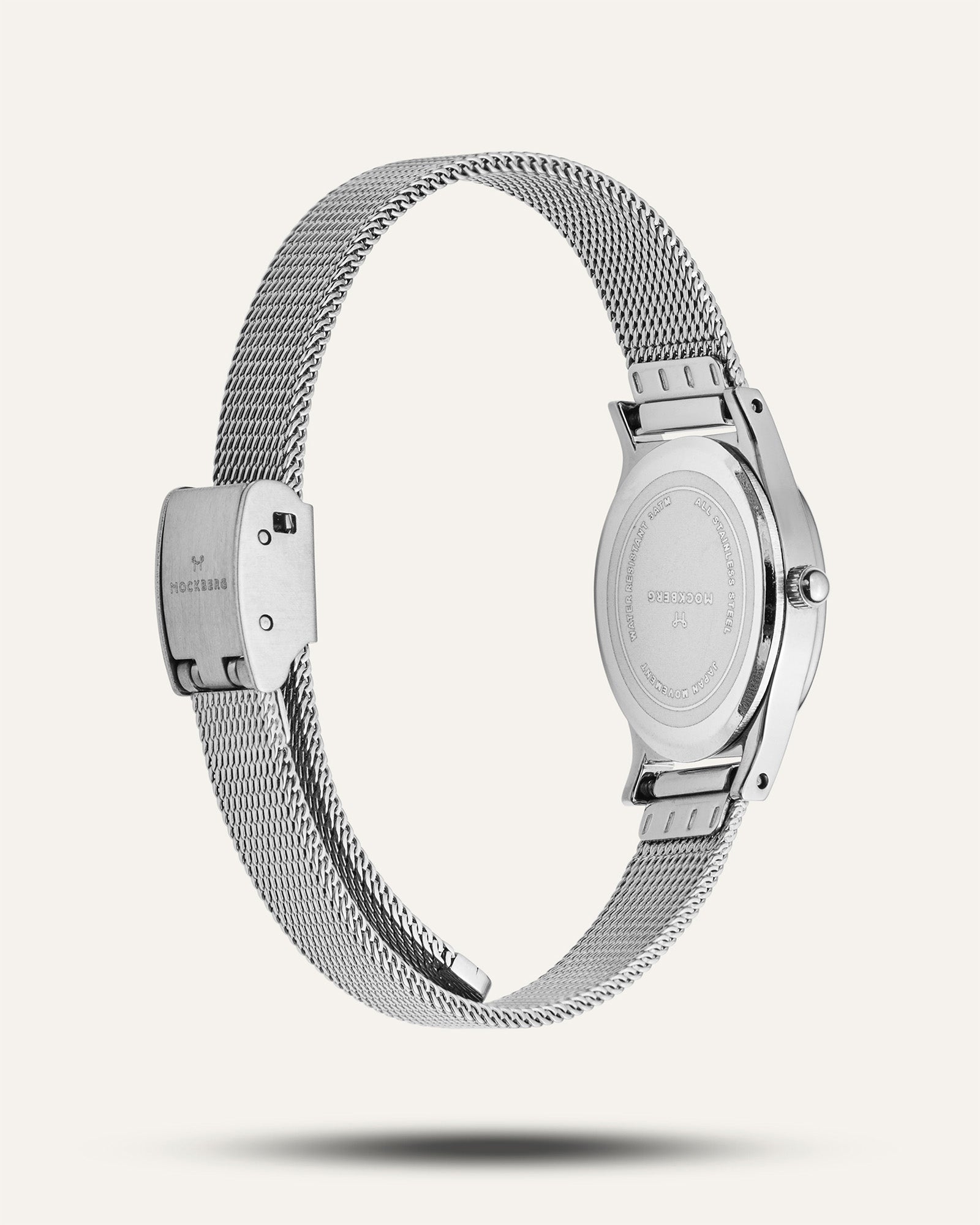 Mockberg Retro MB0254 Damen Armbanduhr Weiß • Mineralglas • Mesh-Armband, Bild 5