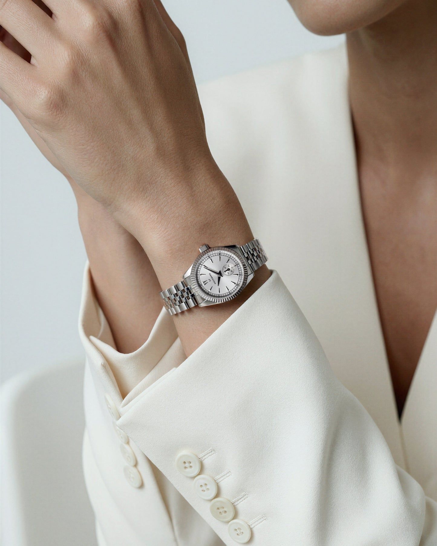 Mockberg Royal MO539 Damen Armbanduhr Silber • Saphirglas • 10 ATM Wasserdicht, Bild 9
