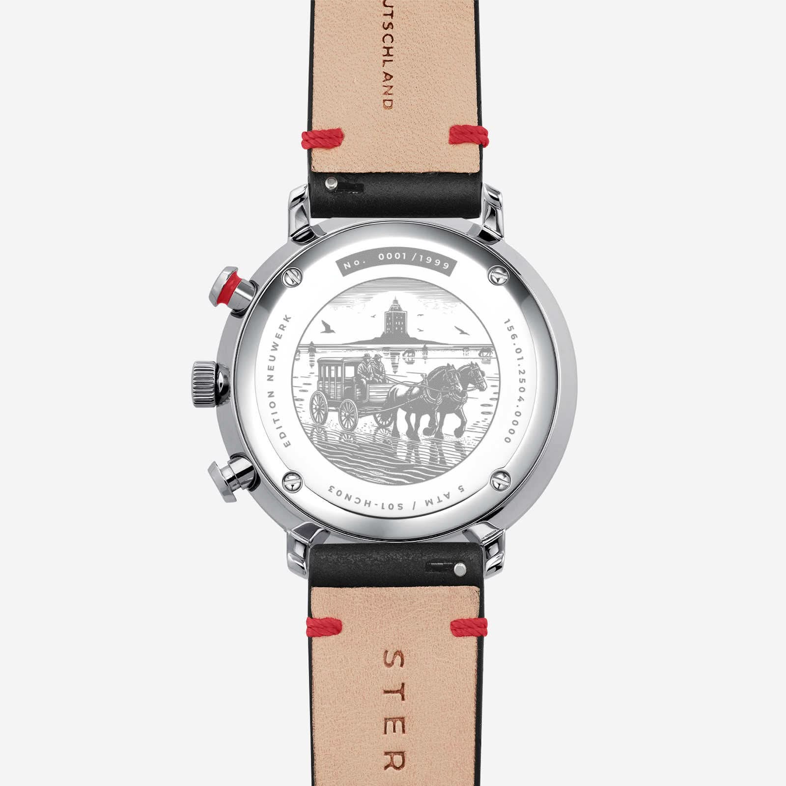 Hamburg Chrono Edition Neuwerk schwarz-silber, Vintage 20 nero-rot, retro, grigio