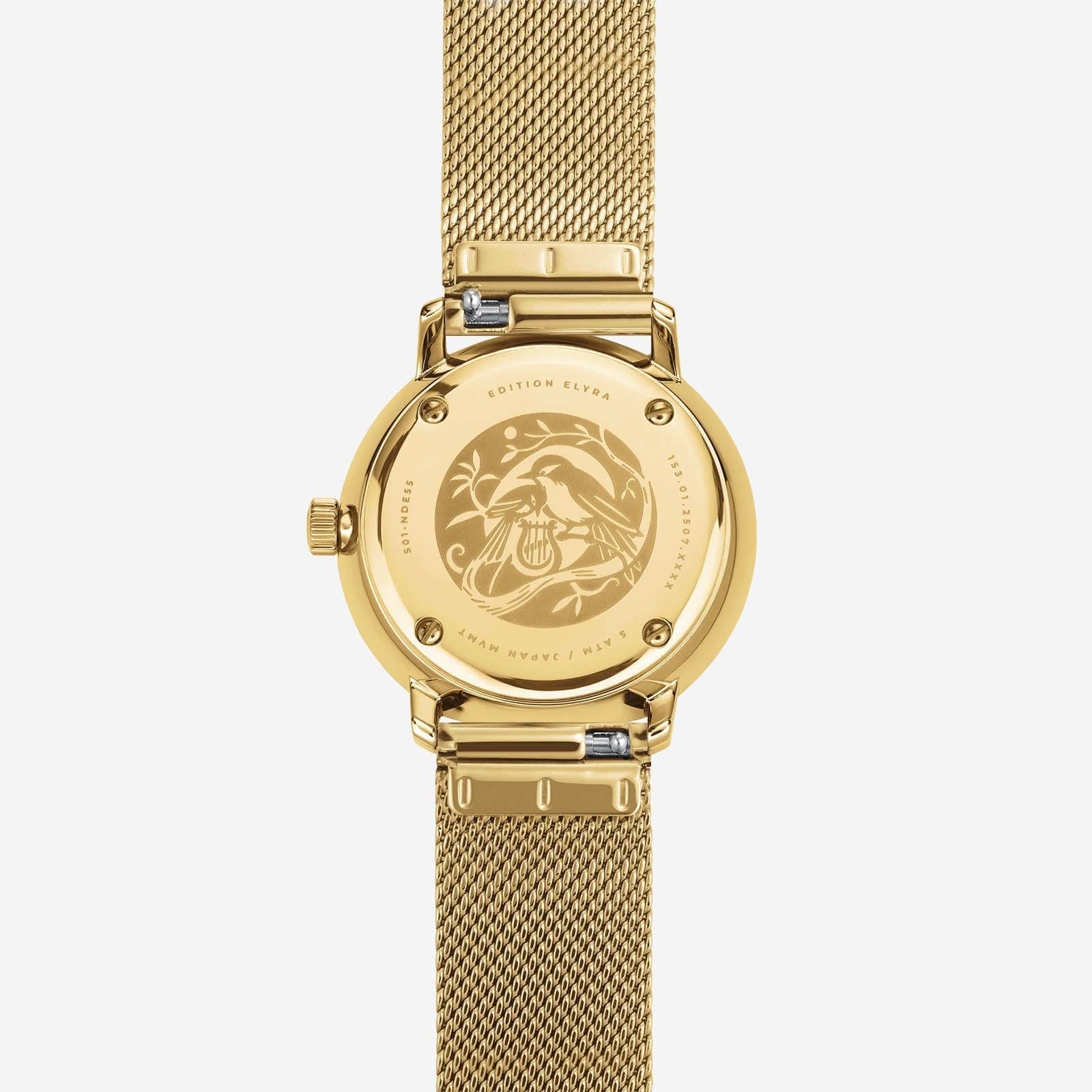 alt
Orologio Naos X SE Edition in oro giallo con cinturino Milanaise 16 oro, retro grigio