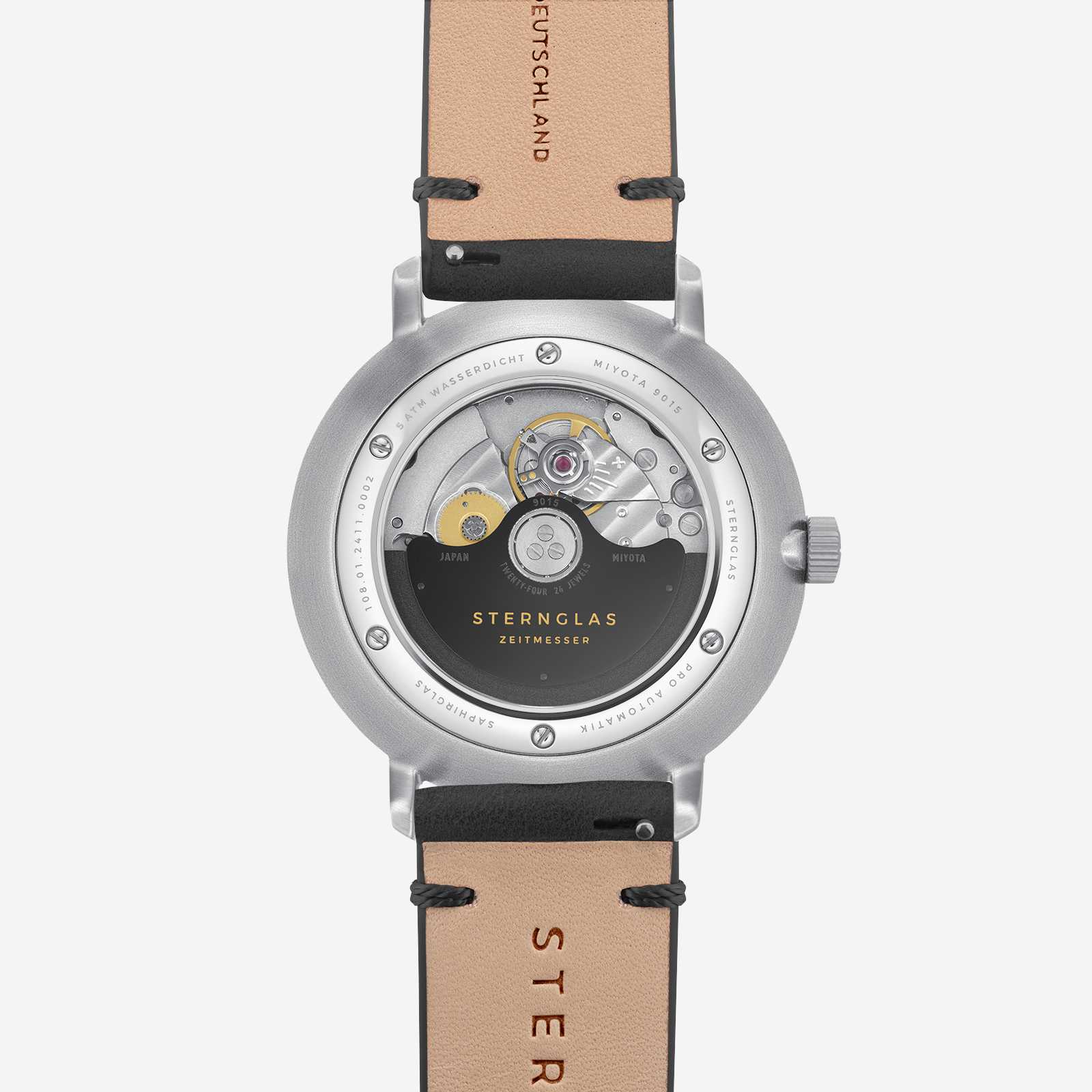 Hamburg Pro Automatik alabastro argento vintage 20 nero retro grigio