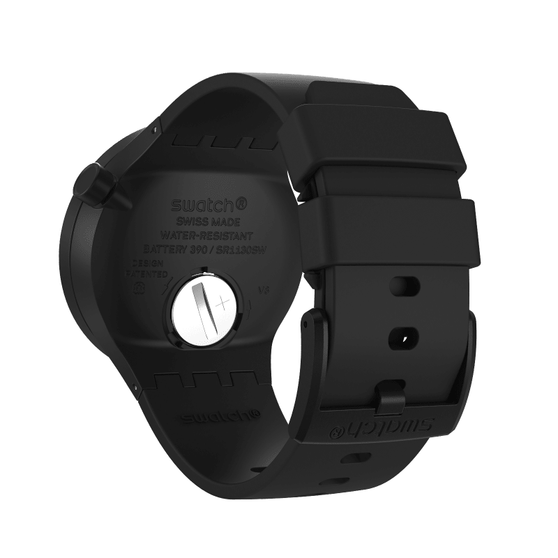 Swatch Big Bold SB03B100 Armbanduhr Schwarz • Bio-Keramikgehäuse • Sichtbares Uhrwerk, Bild 6
