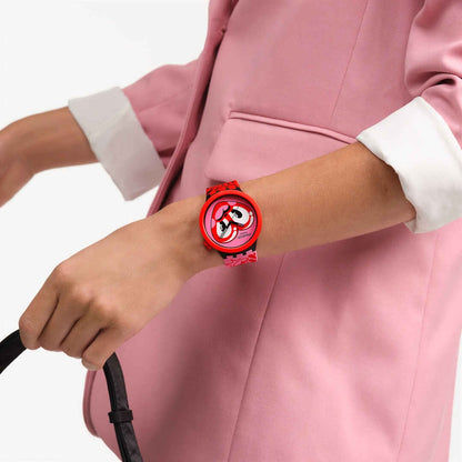 Swatch Big Bold SB05Z103 Hattie's Heart Unisex • Quarzwerk • Künstlerisches Design, Bild 7