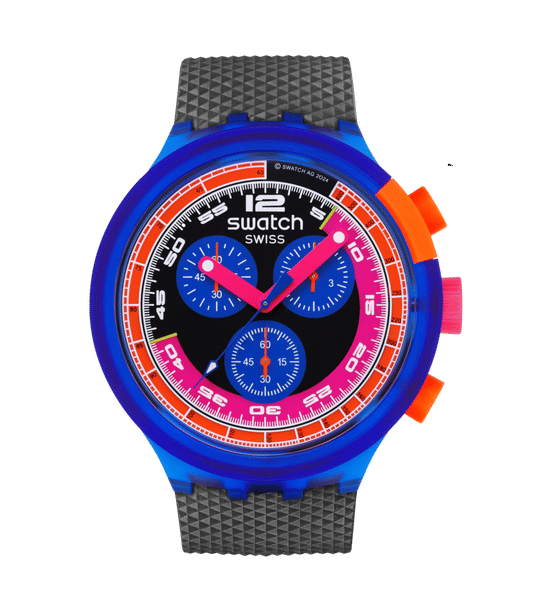 Swatch Big Bold SB06N101-5300 Herrenuhr Neonorange • NFC-Bezahlfunktion • Markantes Big Bold Design