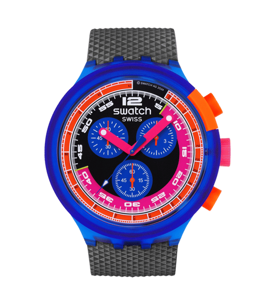 Swatch Big Bold SB06N102 Neon party to the Max Armbanduhr • NEON-Kollektion • Markantes Großformat