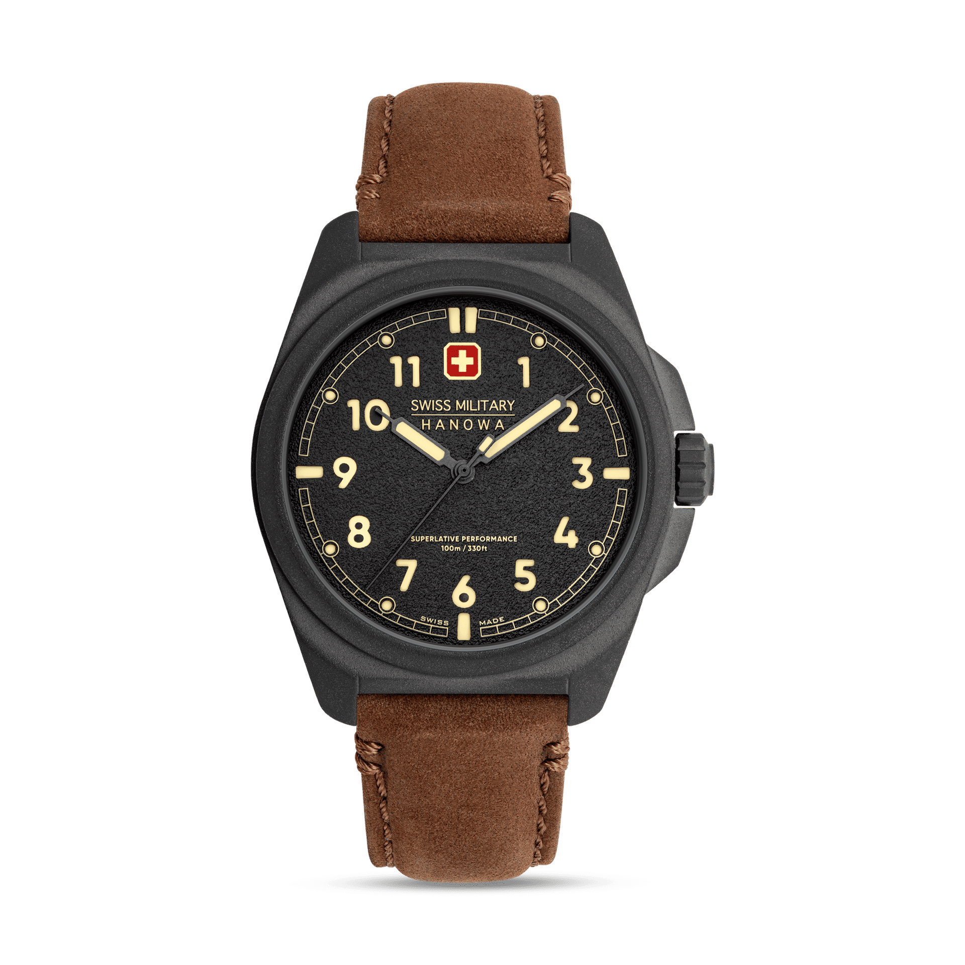 Swiss Military Hanowa Fieldmaster SMWGA0003940 Herren • Saphirglas • 10 ATM Wasserdicht