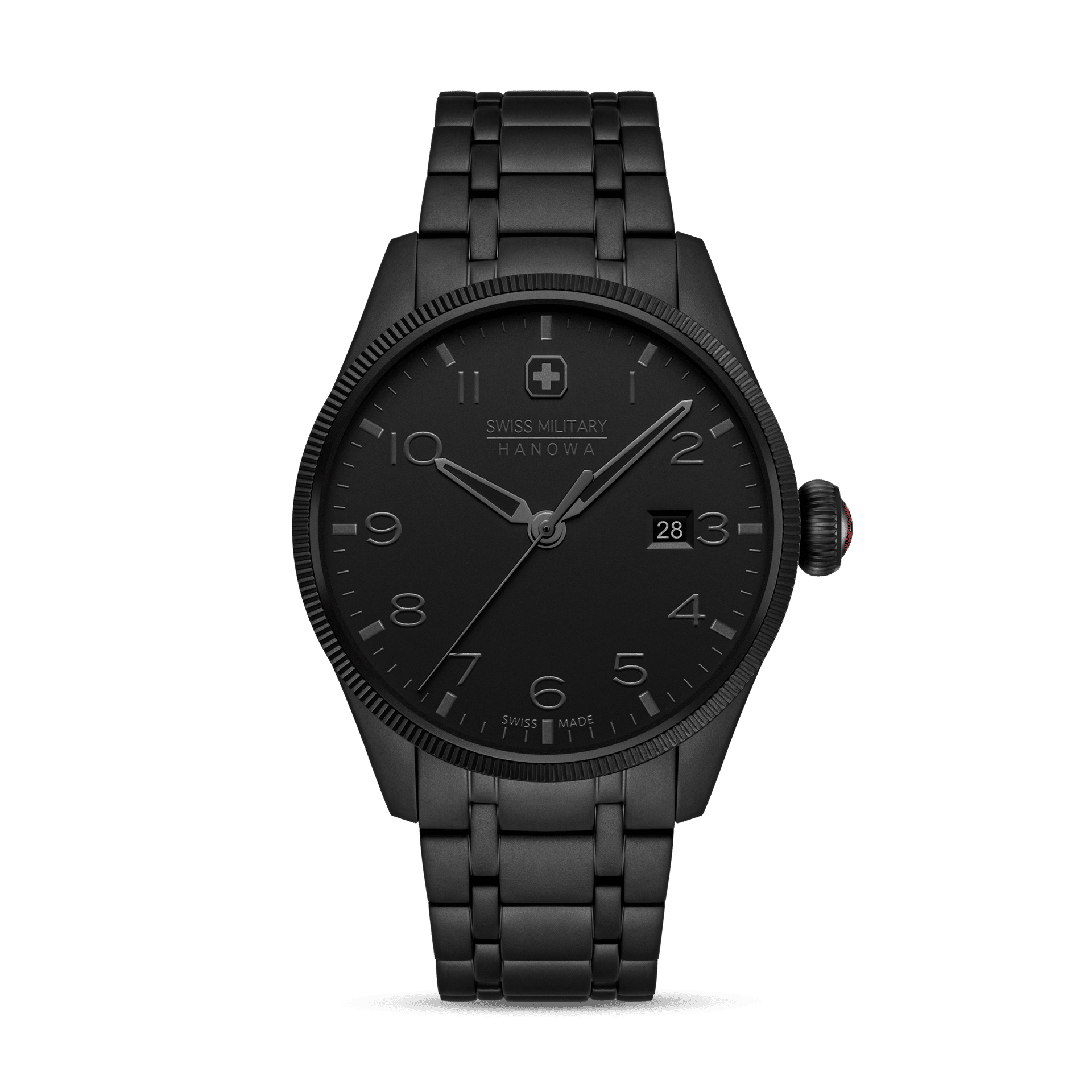 Swiss Military Hanowa Thunderbolt Stealth SMWGH0000830 Herren Armbanduhr Schwarz • Saphirglas • 10 ATM Wasserdicht