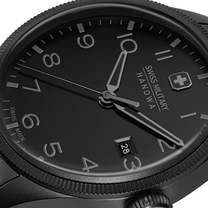 Swiss Military Hanowa Thunderbolt Stealth SMWGH0000830 Herren Armbanduhr Schwarz • Saphirglas • 10 ATM Wasserdicht, Bild 4