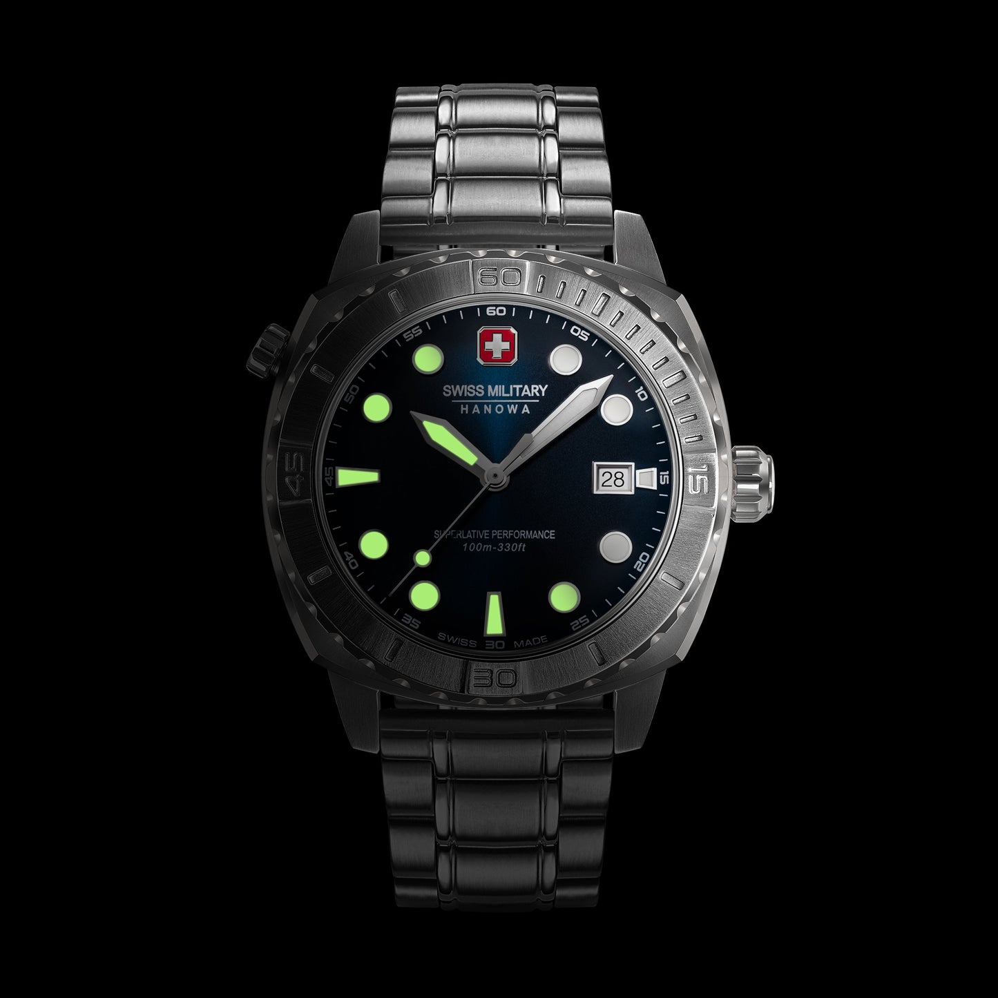 Swiss Military Hanowa Phoenix SMWGH0004001-SET Herrenuhr Blau • Saphirglas • 4-in-1 Set, Bild 13
