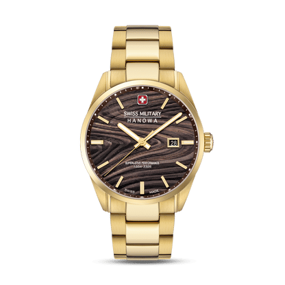 Swiss Military Hanowa Golden Beech SMWGH0006010 Herren • Saphirglas • Swiss Made Quarzwerk