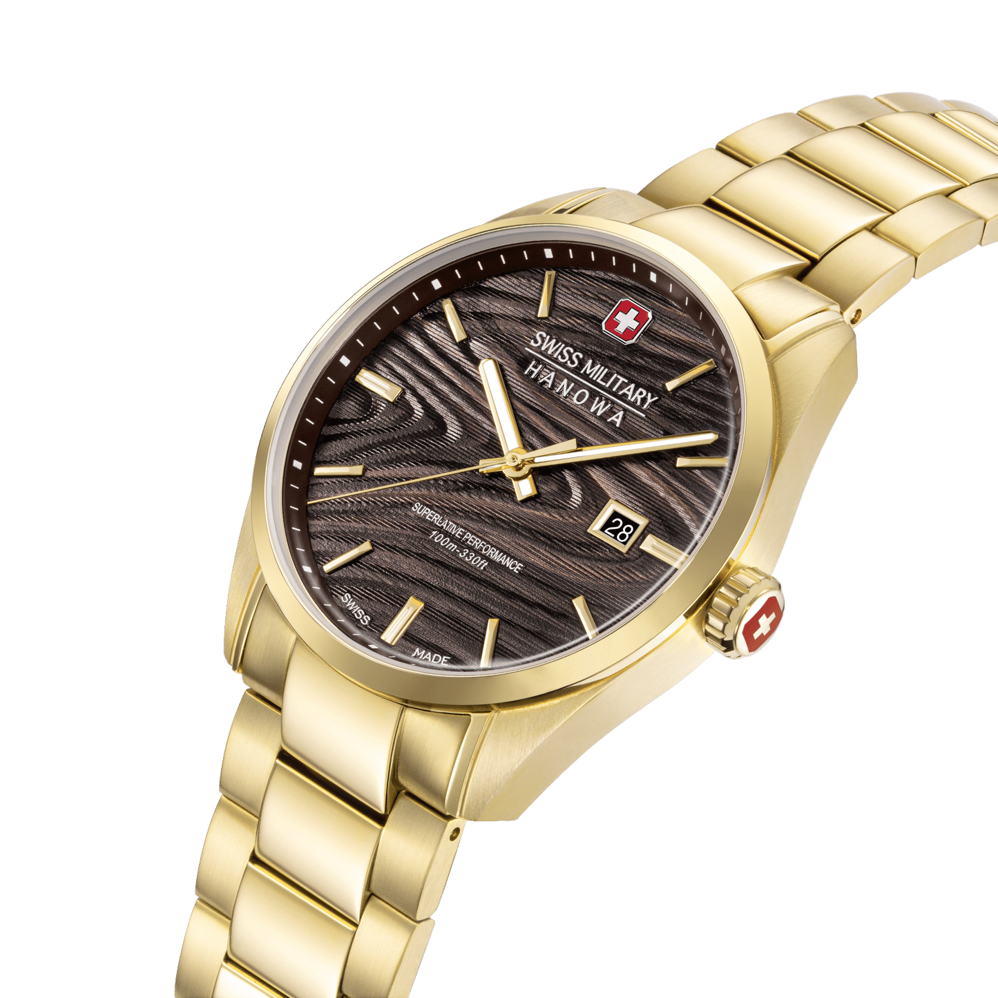 Swiss Military Hanowa Golden Beech SMWGH0006010 Herren • Saphirglas • Swiss Made Quarzwerk, Bild 2