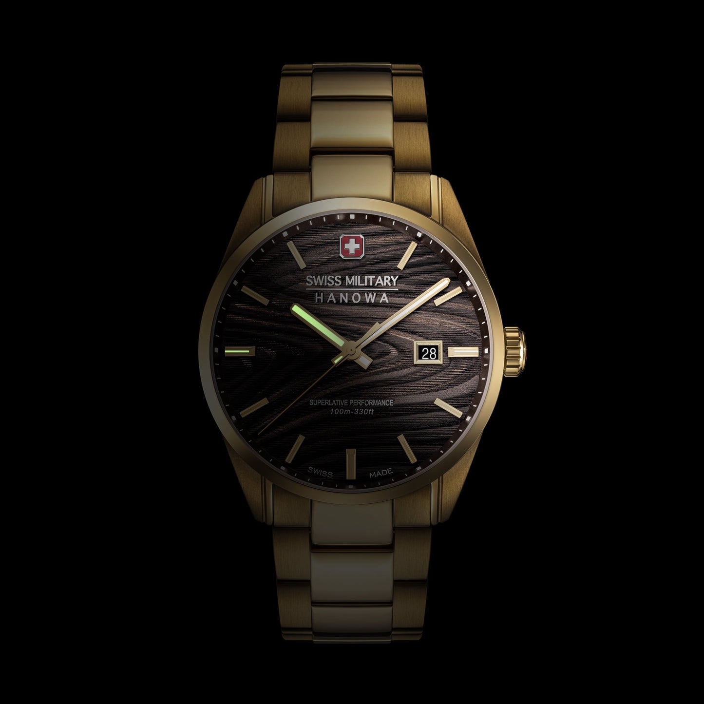 Swiss Military Hanowa Golden Beech SMWGH0006010 Herren • Saphirglas • Swiss Made Quarzwerk, Bild 6