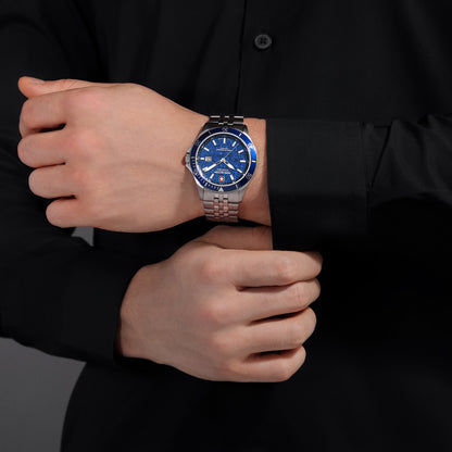 Swiss Military Hanowa Flagship Elements SMWGH0006701 Herren Armbanduhr Blau • Saphirglas • 10 ATM Wasserdicht, Bild 3