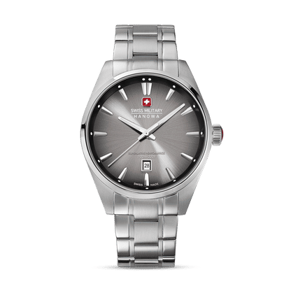 Swiss Military Hanowa Thunder SMWGH0007901 Herrenuhr Grau-Schwarz • Saphirglas • 10 ATM Wasserdicht