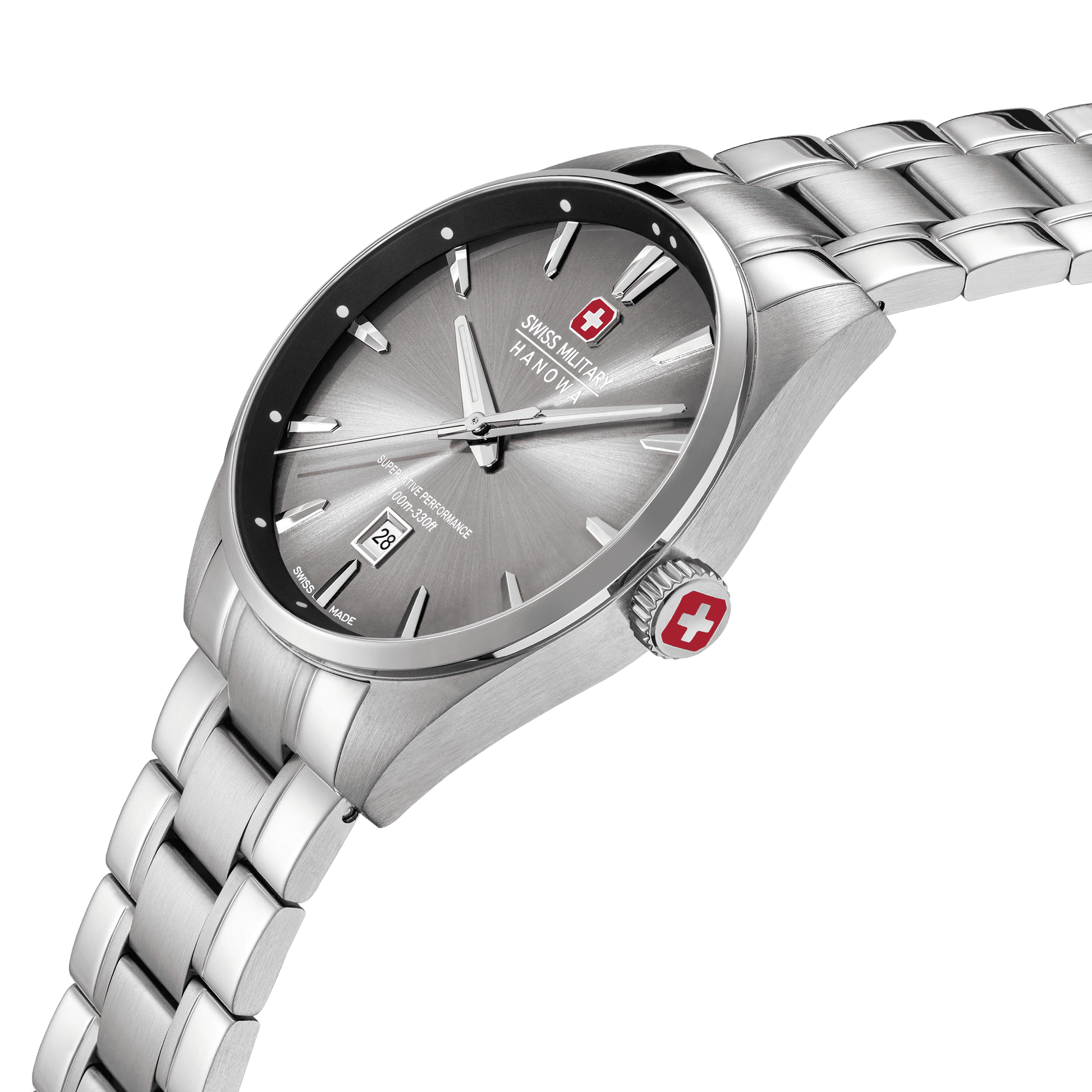 Swiss Military Hanowa Thunder SMWGH0007901 Herrenuhr Grau-Schwarz • Saphirglas • 10 ATM Wasserdicht, Bild 2