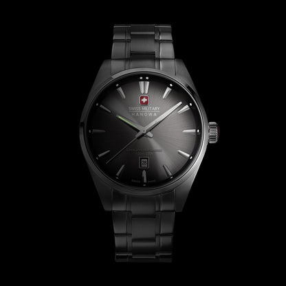 Swiss Military Hanowa Thunder SMWGH0007901 Herrenuhr Grau-Schwarz • Saphirglas • 10 ATM Wasserdicht, Bild 6
